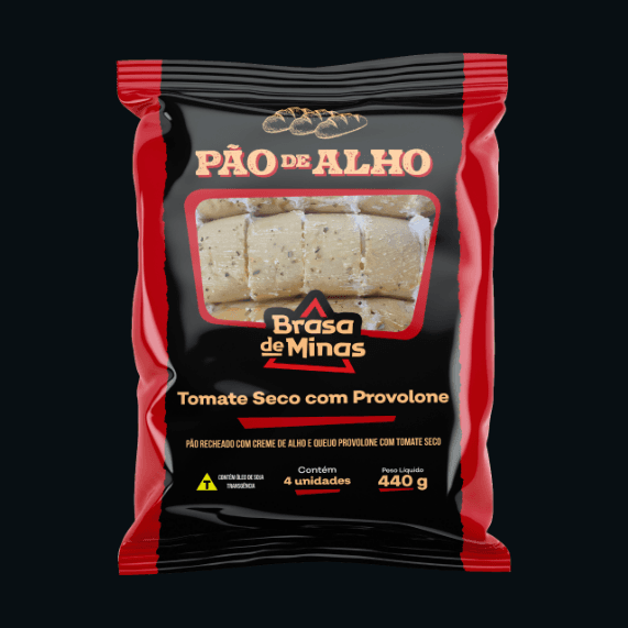 Pão de Alho Tomate Seco e Provolone